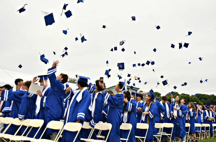 Paul D. Schreiber High School held their 2025 Commencement Ceremony at Seeber Field in Port Washington, New York.